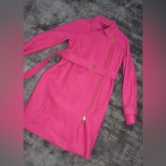 J. Crew Raspberry Peacoat - Picture 1 of 7